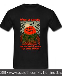 Spooky Selfie - dark shirt variant T Shirt (Oztmu)