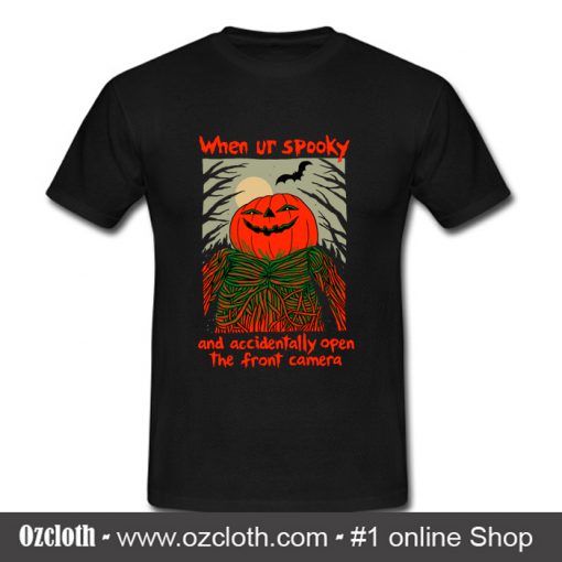 Spooky Selfie - dark shirt variant T Shirt (Oztmu)