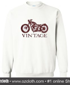 Vintage Motorcycle Sweatshirt (Oztmu)