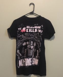 All Time Low Glamour Kills 2009 Tour Shirt (Oztmu)