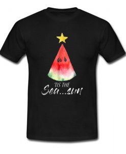 Christmas in july Tis the Sea Sun T Shirt (Oztmu)