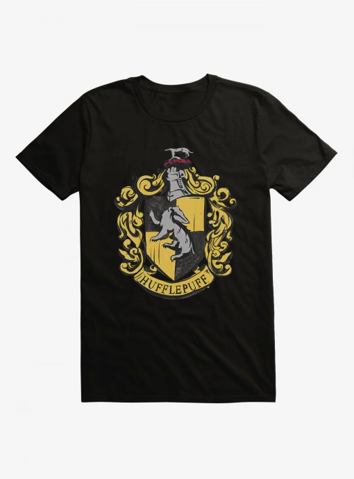 Harry Potter Hufflepuff Shield T-Shirt (Oztmu)