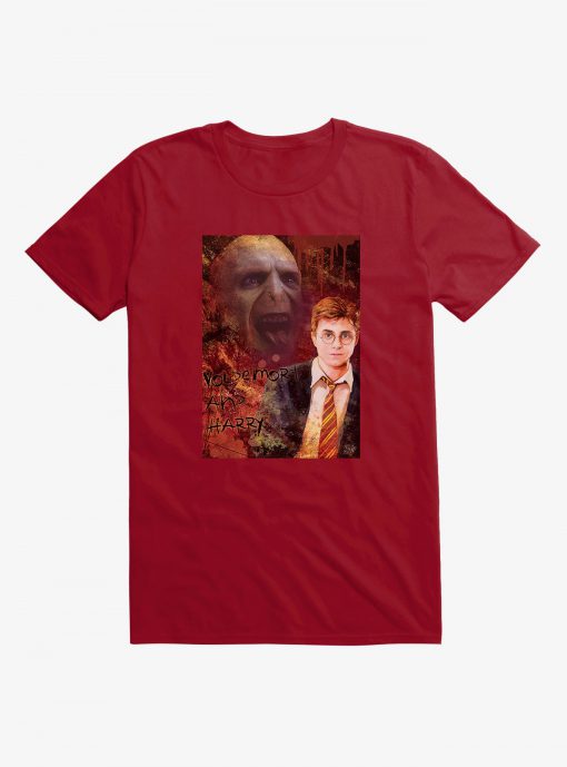 Harry Potter Voldemort Harry T-Shirt (Oztmu)
