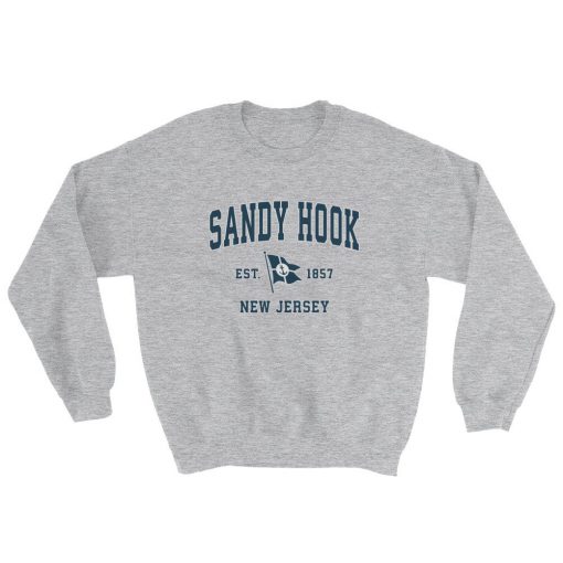 Jim Shorts Sandy Hook New Jersey NJ Sweatshirt (Oztmu)