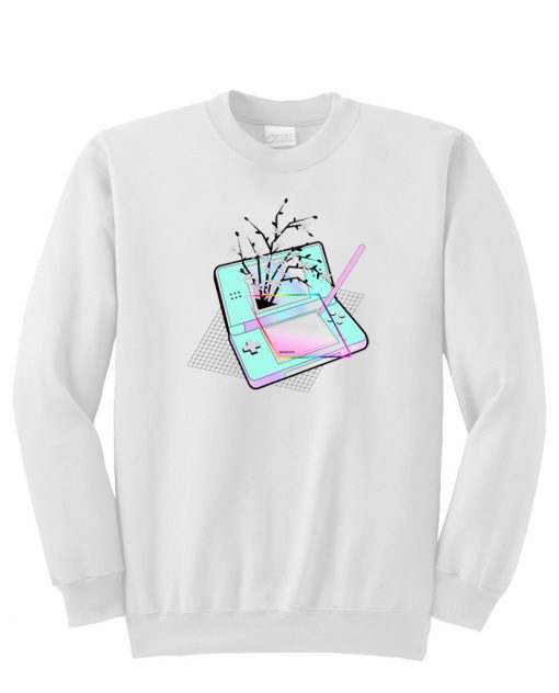 Kokopie Vaporwave Tumblr Aesthetic Nintendo Sweatshirt (Oztmu)