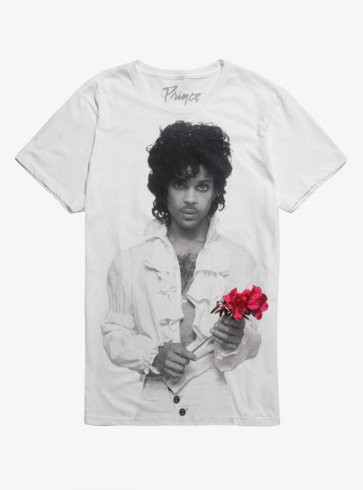 Prince Rose Portrait T-Shirt (Oztmu)