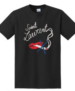 Saint Laurent No Smoking T-Shirt (Oztmu)