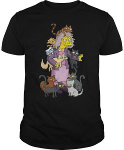 The Simpsons Crazy Cat Lady T Shirt (Oztmu)