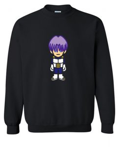 Trunks In Saiyan Armor Dragon Ball Z Sweatshirt Sweatshirt (Oztmu)