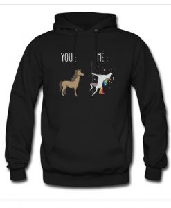 Unicorn You Me Funny Unicorn Hoodie (Oztmu)