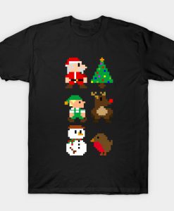 8 Bit Christmas T Shirt (Oztmu)