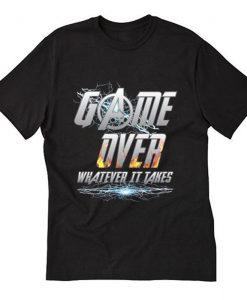 Avengers Endgame Inspired and DC Comics On Game Over T Shirt (Oztmu)