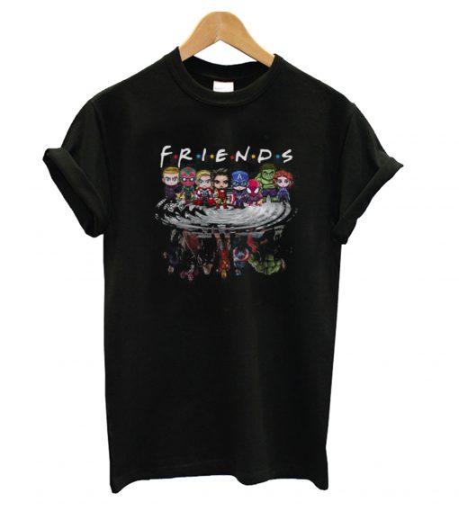 Awesome Friends Avengers Chibi Characters T Shirt (Oztmu)