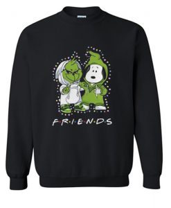 Baby Grinch And Snoopy Friends Light Christmas Sweatshirt (Oztmu)