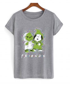 Baby Grinch And Snoopy Friends Light Christmas T Shirt (Oztmu)