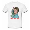 Christmas Golden Girls Blanche Devereaux ho ho ho T-Shirt (Oztmu)