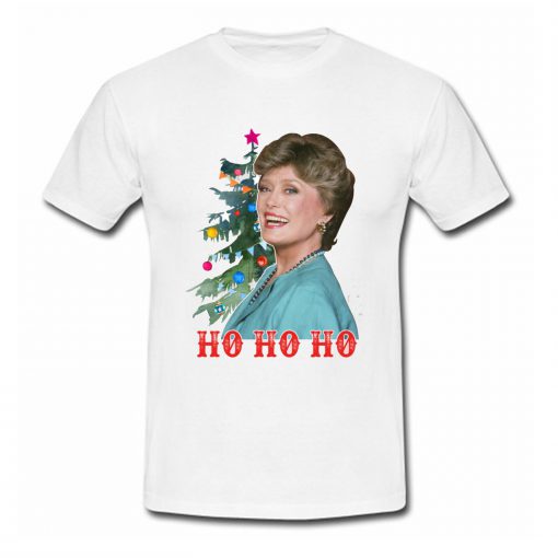 Christmas Golden Girls Blanche Devereaux ho ho ho T-Shirt (Oztmu)