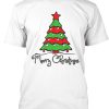 Christmas Tree Merry Christmas T Shirt (Oztmu)