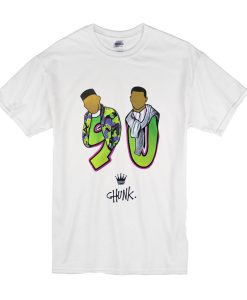 Chunk Fresh Prince 90 print Retro T Shirt (Oztmu)