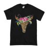 Deer Flower Style Shirts T Shirt (Oztmu)