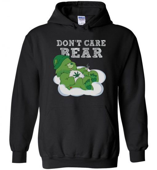 Don't Care Bear Weed Hoodie (Oztmu)
