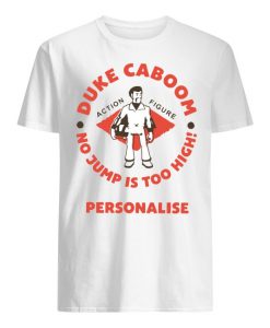 Duke Caboom No Jump Is Too High Personalise T-Shirt Captain Marvel Graphic T-Shirt (Oztmu)