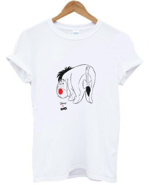 Eeyore Mouse Red Nose Day T-Shirt (Oztmu)