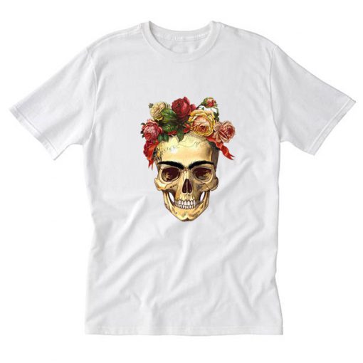 Frida Kahlo Sugar Skull T Shirt (Oztmu)