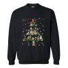 Funny Cats Christmas Tree Ornament Sweatshirt (Oztmu)