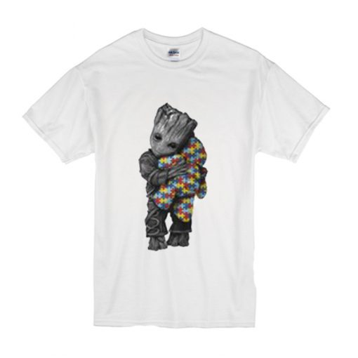 Groot Hug Autism Teddy Bear T Shirt (Oztmu)