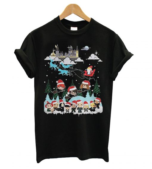 Harry Potter and Santa Claus Christmas T Shirt (Oztmu)