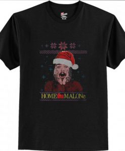 Home Malone Funny Post Malone Ugly Christmas T Shirt (Oztmu)