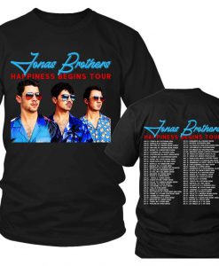 Jonas-Boyband Tour Happiness 2019 T-Shirt (Oztmu)