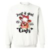 Just A Girl Who Loves Cows Sweatshirt (Oztmu)