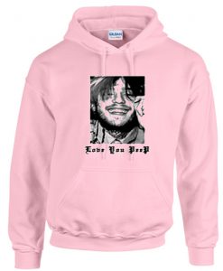 Love You Peep Pink Hoodie (Oztmu)