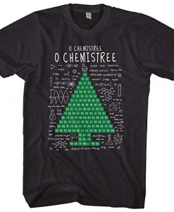 Mixtbrand Periodic Table Christmas Tree T-Shirt (Oztmu)