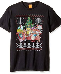 Nick Rewind Men's 90s Ugly Christmas T-Shirt (Oztmu)