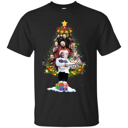 Post Malone Christmas Tree T shirt (Oztmu)