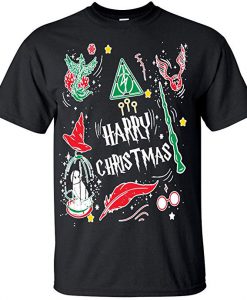 Prime Tees Adult Harry Christmas Potter T Shirt (Oztmu)