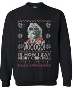 Ric Flair Christmas Sweatshirt (Oztmu)