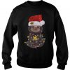 Santa Baby Sloth Christmas light ugly Sweatshirt (Oztmu)