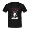 Snoopy and Charlie Brown christmas begins with christ T Shirt (Oztmu)