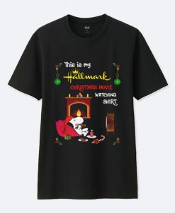 Snoopy this is my hallmark christmas movie watching T Shirt (Oztmu)