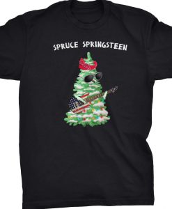 Spruce Springsteen Christmas Tree T shirt (Oztmu)