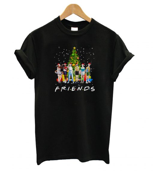 Stranger Things characters Friends Christmas T Shirt (Oztmu)