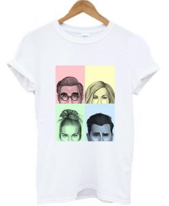 The Schitts Creek Colorful Cast T-Shirt (Oztmu)