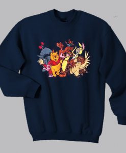 Vintage Winnie The Pooh And Friends Sweatshirt (Oztmu)