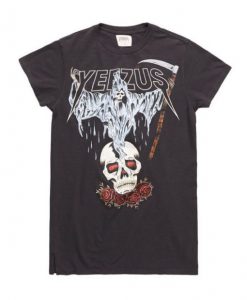 Yeezus Tour Merch Reaper Skull T Shirt (Oztmu)