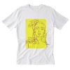 floral de figura T Shirt (Oztmu)