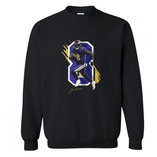 Baltimore Raven Lamar Jackson Sweatshirt (Oztmu)